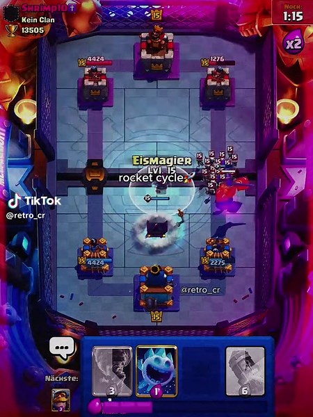 Megaaaaaaa knightttttt#clashroyale #cr #gameplay