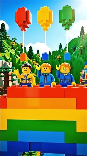 🌈 River & Rainbow Bridge Adventure | BrickWorld Adventures