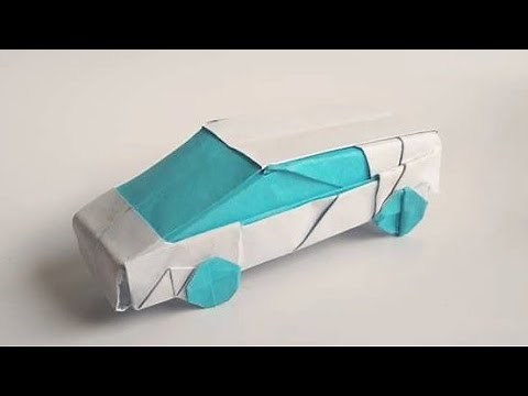 DIY Paper Tesla Cybertruck / Paper Car Model