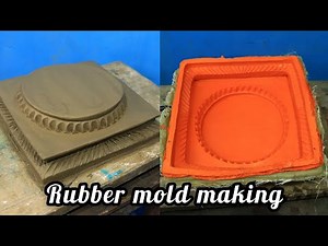 How to make rubber mold | latex rubber molding process