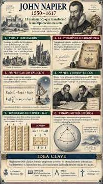 Breve historia de John Napier #EDUMATICUS #matemáticas #maths #historiamatematicas #napier