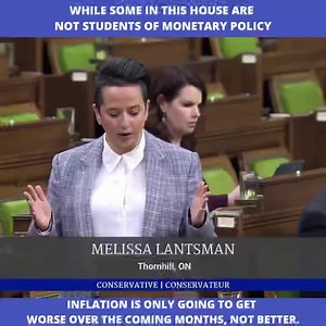 Childcare, dental care and possibly pharmacare in 2023 maybe coming 🤞 but a quick reality check - Federal debt is projected to reach $1.25 trillion this fiscal year. ❌ Canada’s debt to GDP is at 47.6 per cent. ❌ We have a $52.8-billion deficit. ❌ We have record high personal indebtedness to disposable income of over 186%. ❌ I hear 🚨🚨, do you hear them too? | Melissa Lantsman