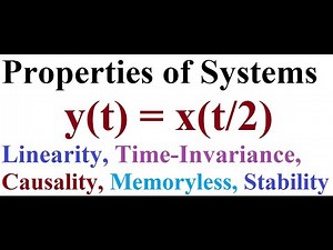 Q2. c. Properties of Systems (Example 5) | EnggClasses