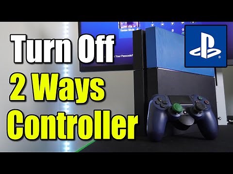How to Turn OFF PS4 Controller on PS4 or PHONE or PC (All Methods)