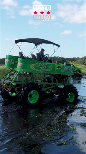 Lime Time Swamp Buggy #mudding #mudtruck | Moto Doggo