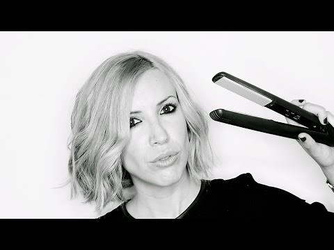 PEINADO: COMO HACER ONDAS EN PELO CORTO BOB CON PLANCHA