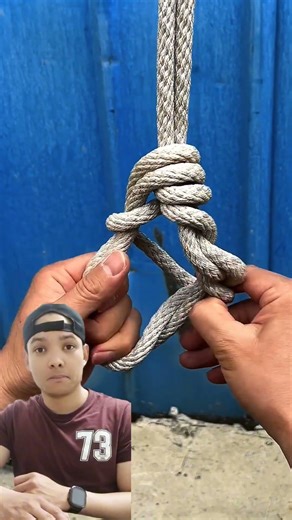 Sabías como hacer un NUDO facil y fuert3 🧠 aprende 🧐