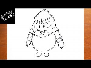 How to Draw Fall Guys Skins - Robin Hood