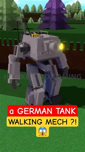 Roblox Build a Boat for Treasure German Tank Walking Mech! This is Insane! #babft #roblox