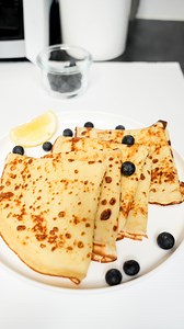 Classic Crepes. We love it here, without fail this is our Saturday morning tradition. Ingredients -150g all purpose flour -300ml whole milk -2 eggs -1tsp vanilla extract -20g sugar -50g butter -pinch of salt if using unsalted butter -combine the wet ingredients until well mixed. -Sift the flour into the wet ingredients and mix until there are no lumps, should be a thin batter. Adjust with lukewarm warm water to desired consistency if needed. -cook on medium heat for about 1- 2min on each side. #