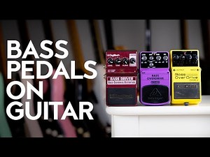 Bass pedals on guitar - Boss ODB-3, Behringer BOD 4000 and Digitech Bass Driver