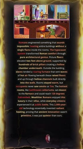 Hypocaust Technology Romans Invented Radiant Floor Heating