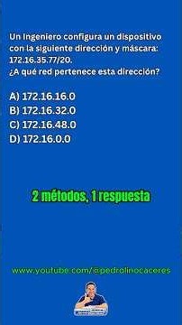¿Cómo calcular la DIRECCIÓN DE RED? 🔥 2 métodos | CCNA