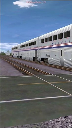 (READ DESC!!) Trainz Simulator 2: Amtrak Coast Starlight Detour Passing By Tehachapi, CA.