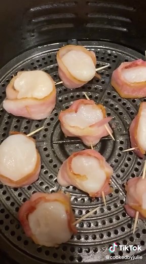 Delicious Air Fryer BBQ Bacon Wrapped Scallops Recipe