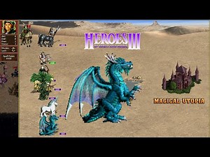 Heroes 3 COMBAT One year growth Rampart vs Magic Utopia L8