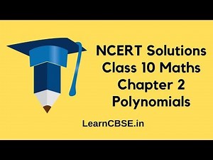 NCERT Solutions for Class 10 Maths Chapter 2 Polynomials Exercise 2.1 Question 1 i to iii