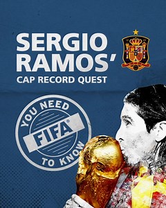 25K views · 1.1K reactions | In 2021 we may see something special!  Sergio Ramos has his eyes on  Ahmed Hassan’s ten-year record for men’s international appearances. This could be the year the name at the top changes  But the Spanish captain isn’t racing alone… #WorldCup | Selección Española de Fútbol (SeFutbol) | FIFA World Cup | Facebook