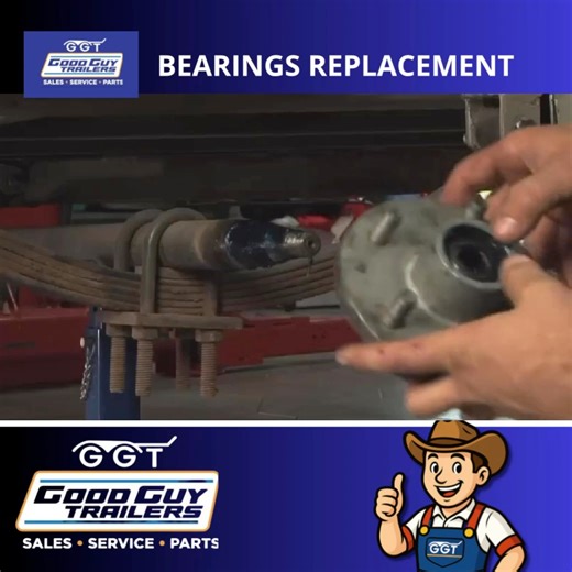 🔧 In this 2-minute video, we show you how to properly replace a trailer bearing — step by step, the right way 💪. Good maintenance keeps your trailer safe, reliable, and ready for any haul. Don’t skip the details that keep your wheels rolling strong! 🚛 Good Guy Trailers — where reliability meets the road. 📍1750 W Expy 83, San Benito, TX 78586 📞 (956) 466-2061 #GoodGuyTrailers #TrailerMaintenance #BearingReplacement #TrailerTips #KeepItRolling #SanBenitoTX #HaulWithConfidence #TrailerExperts 