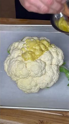 Parmesan crusted cauliflower recipe!