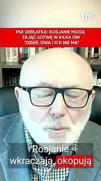 "A day or two and they're gone." Colonel Derlatka on Russia's attack: They could take Latvia in a...