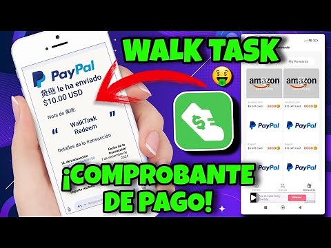 ✅WALK TASK! (PRUEBA DE PAGO) APP PARA GANAR DINERO EN PAYPAL 2024 | APP QUE PAGA POR CAMINAR 🤑🔥