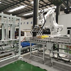 [Hot Item] Máquina de Embalagem de Arroz Totalmente Automática Preço da Máquina Paletizadora Robô para Sacos de Farinha, Grãos, Pellets e Fertilizantes