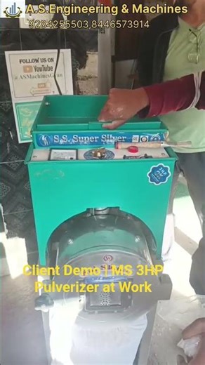 #pulverisermachine #pulverizer #pulverizer_macchine #aatachakkimachine #attachakkiplant #aatachakki