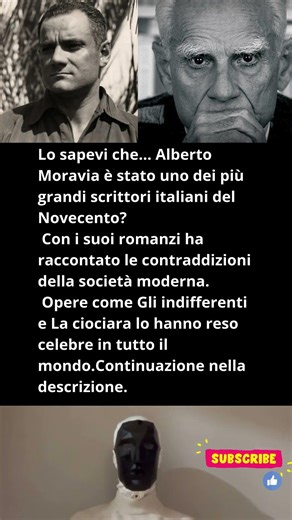 Lo sapevi che… Alberto Moravia❤️‍🔥