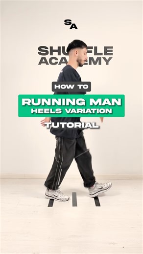 Running Man Heel Tutorial📚 Save & Try!