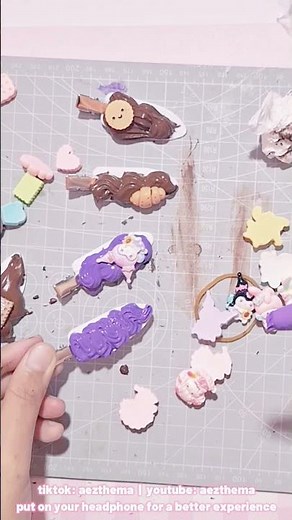 🍦 ASMR: Decoden learning, getting better! [4] #shorts