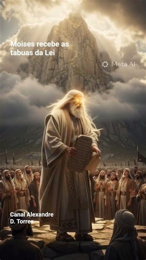 📜 Moisés e as Tábuas da Lei: Os Dez Mandamentos de Deus!