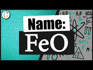 How to name FeO