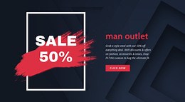 Outlet online - Web Page Design by Nicepage