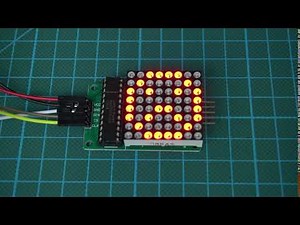 8x8 Dot Matrix Display Smiley