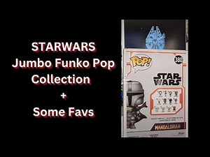 Unboxing My Jumbo Star Wars Funko Pops + Turntable Showcase of My Favorite Star Wars Figures!
