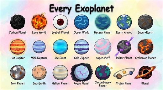 Every Type of Exoplanet in the Universe Explained
