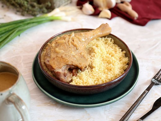 Cuisse de canard à l'orientale