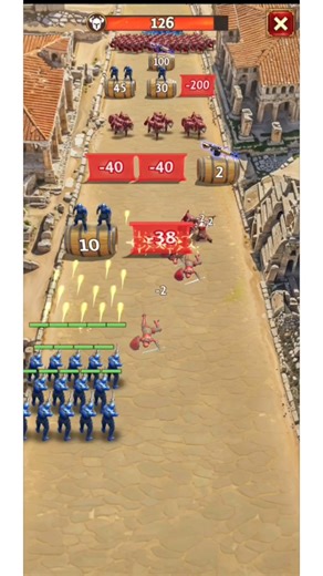 Total Battle # short # Blue vs Red commando unit fight # viral gameplay #LVL 6