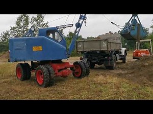 Fuchs Seilbagger 301 beläd SAURER D290 B
