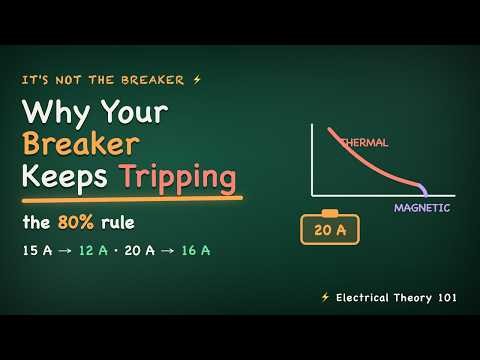 Why Does My Breaker Keep Tripping? The 80% Rule Explained
