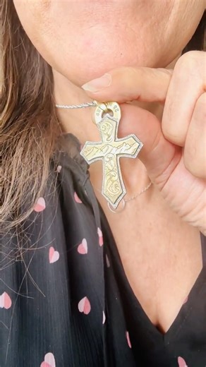 Cross Made From Shell Casing.