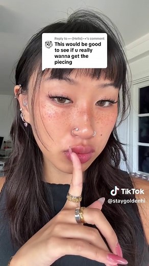 Replying to @•~{Hello}~• this diverse little hoop is the perfect commitment-free way to see how a piercing would look with your anatomy before committing to the real thing!! It’s also the perfect faux piercing for those who aren’t allowed to get one or for those who simply can’t get a piercing. A lot of piercings require you to start with a stud for the healing process, so if a ring is the final goal I HIGHLY RECOMMEND trying it on first. #fyp #foryou #piercing #fakepiercings #fauxpiercing #faux