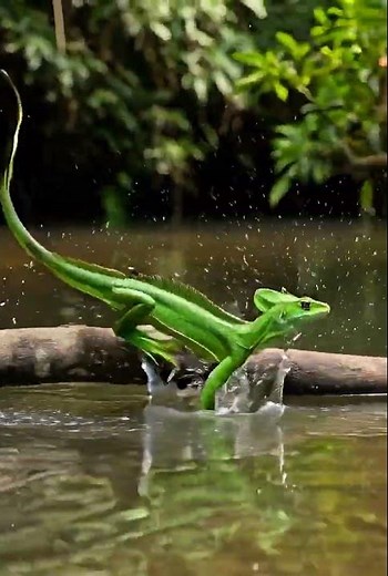 Running On Water: Jesus Lizard in Action 🦎💦