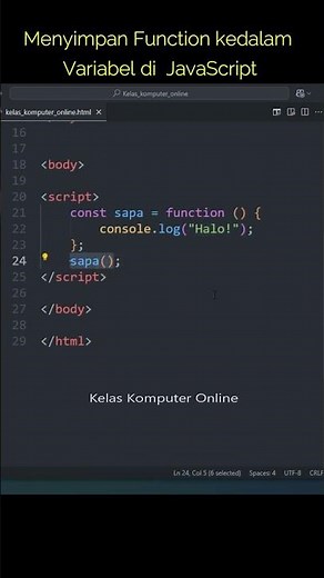 Learn JavaScript From Scratch: How to Store Functions into Variables