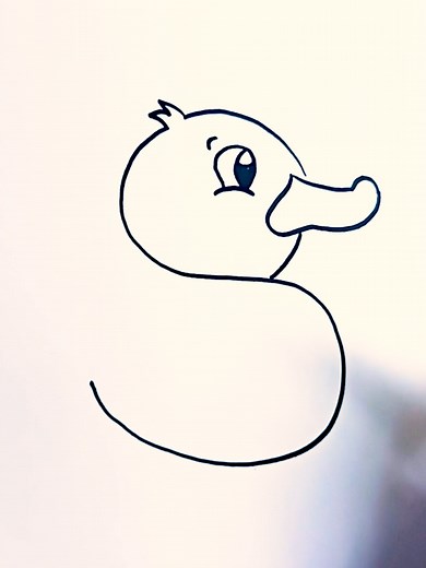 Cómo dibujar un pato fácil y rápido