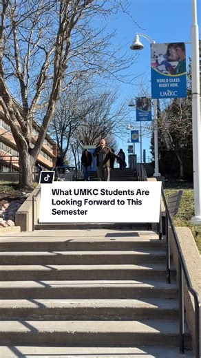 We love having our Roos back on campus! Here's what some of them are looking forward to this semester. 💙💛 #UMKC #KansasCity #College #RooUp #FYP