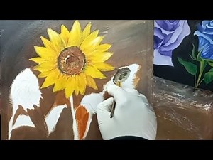 StillLife Oil Painting Sunflower for beginners #art #drawing #sunflower #painting