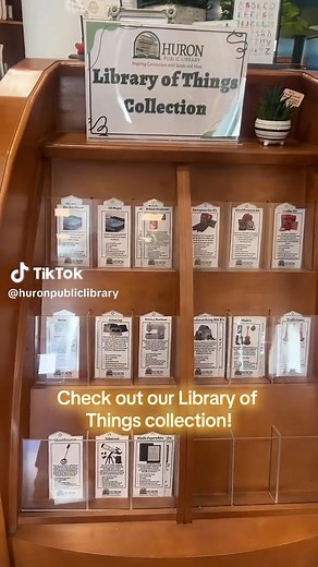 We have a new system for checking out items from our Library of Things Collection. Plus new items just added like the Cricut Joy, a metal detector, a telescope, and more! All for free with your Huron Public Library card. Check it out today! #library #publiclibrary #libraryofthings #checkitout #havingfunisnthardwhenyougotalibrarycard | Huron Public Library