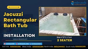 2K views | jacuzzi Rectangular Bath Tub Installation //  Hurry up...